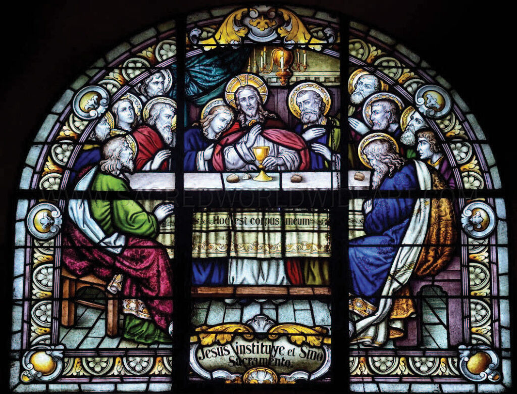 Last Supper, unidentified Munich Studio, 1914, Cathedral of Salta, Argentina